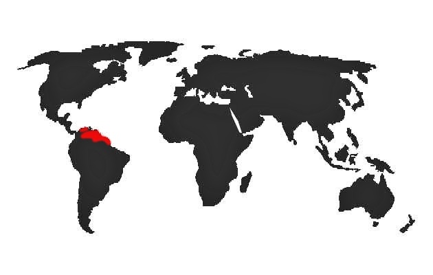 Mapa výskytu - Aratinga plavolíca (Aratinga pertinax)